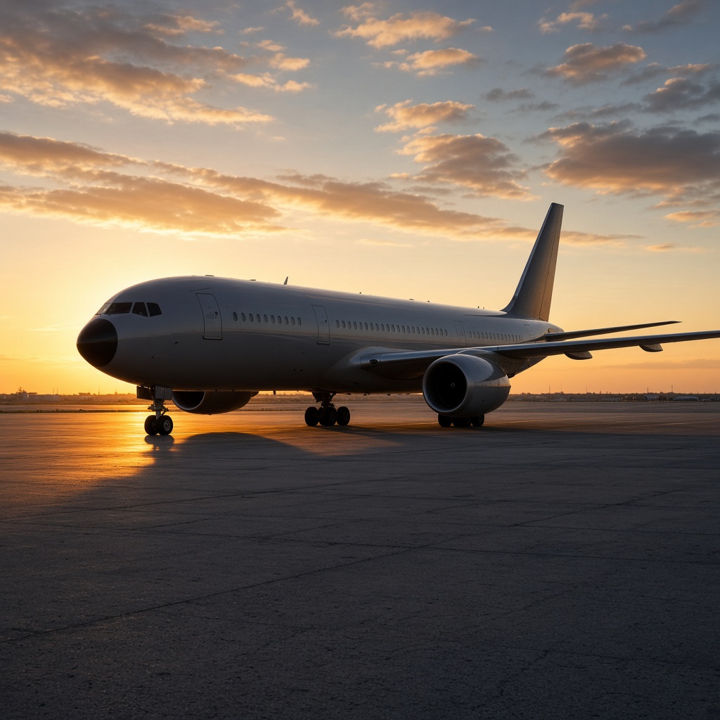 Flight on the tarmac